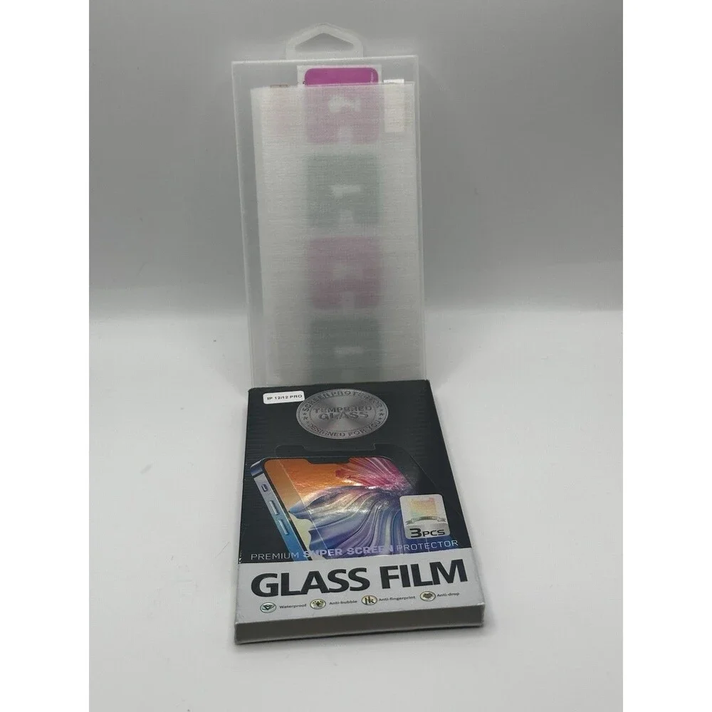 3-Pack Tempered Glass Screen Protector for iPhone 12 / 12 Pro (6.1